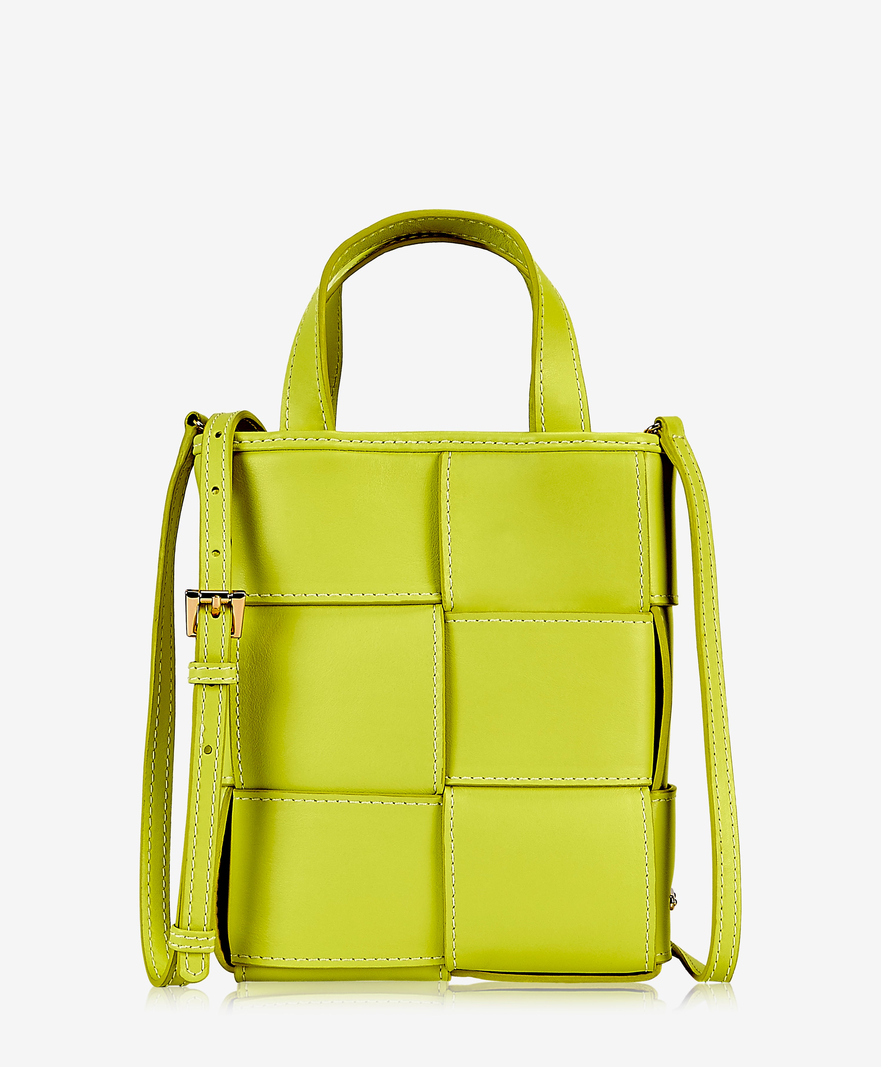 Chloe Mini Shopper | Citron Italian Calfskin Leather