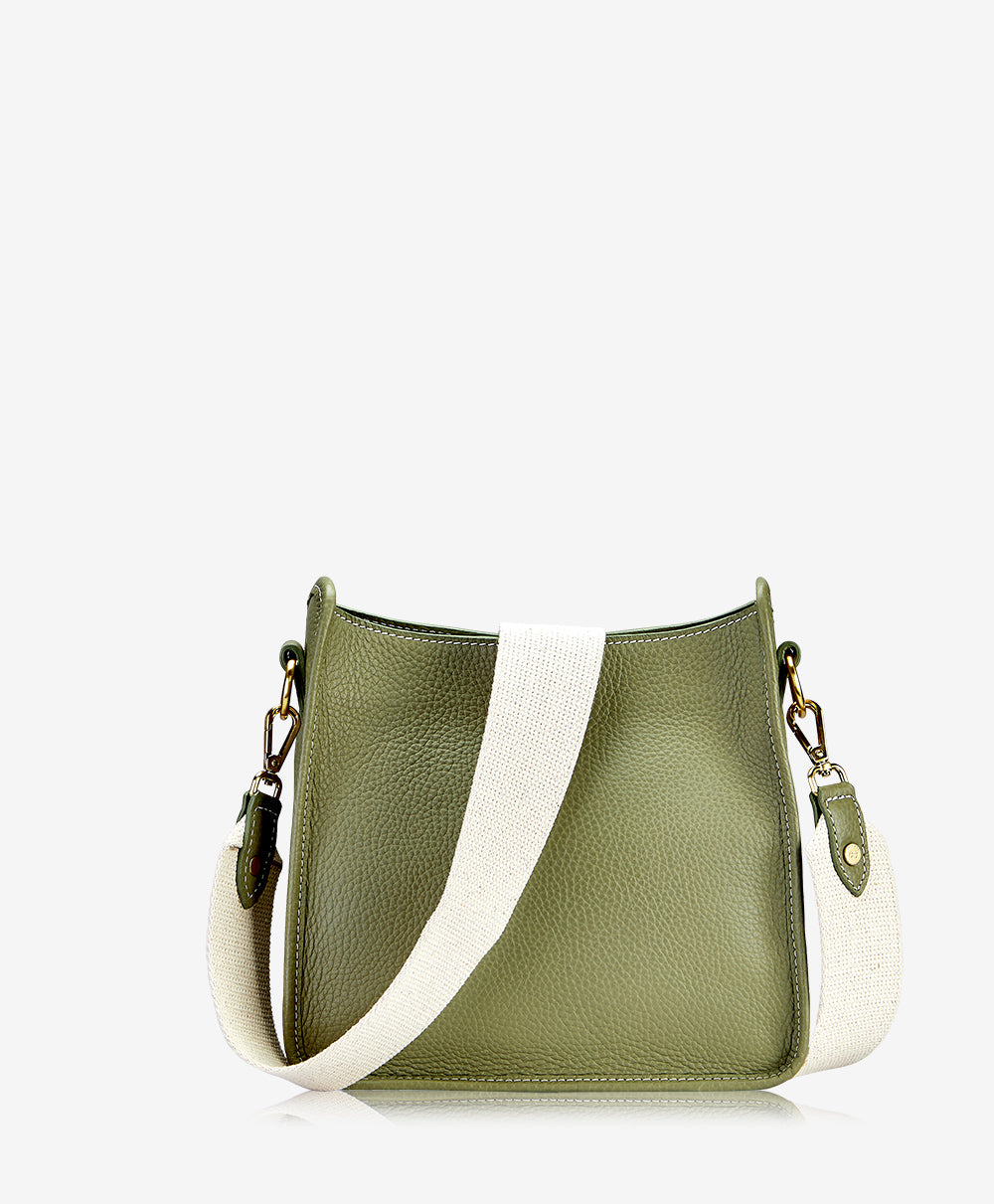 Coach Vintage Legacy USA Leather Crossbody Bag in Lime Green