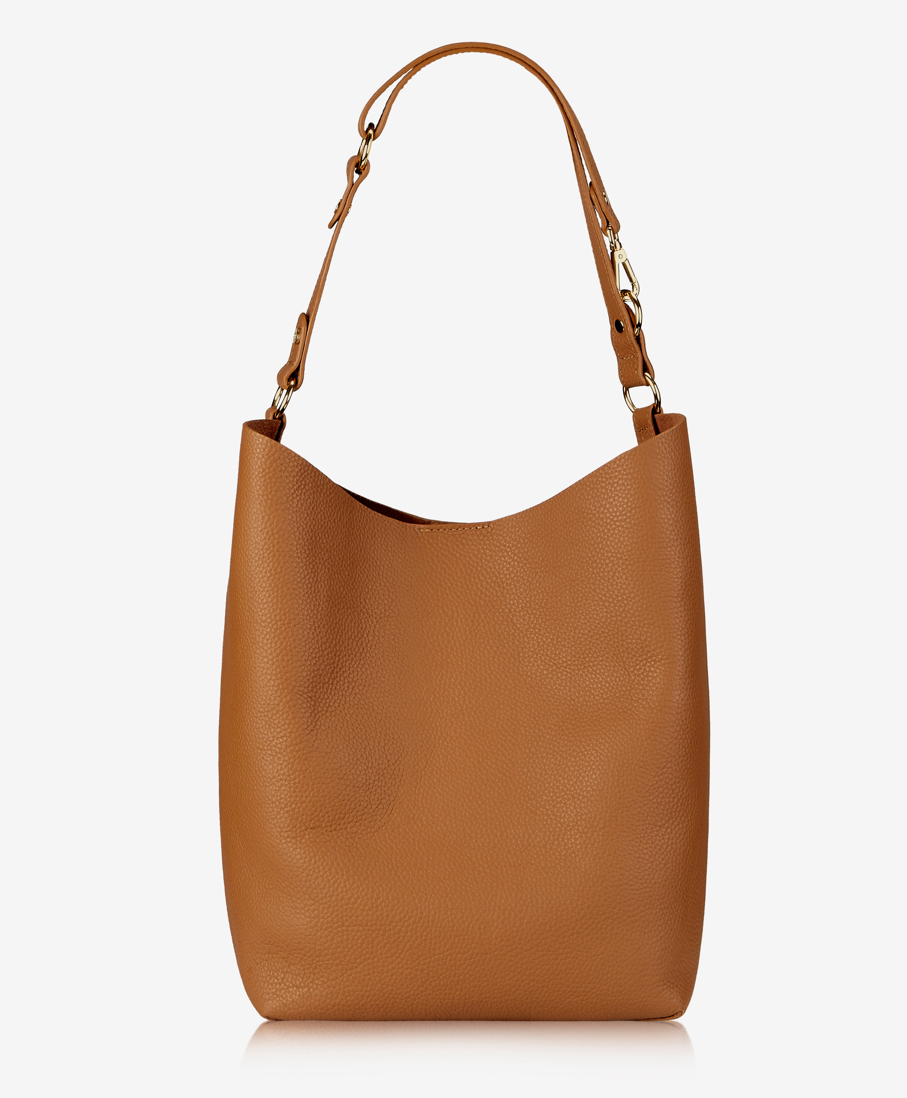 Addison Road Leather Bucket Bag (Light Brown) shops