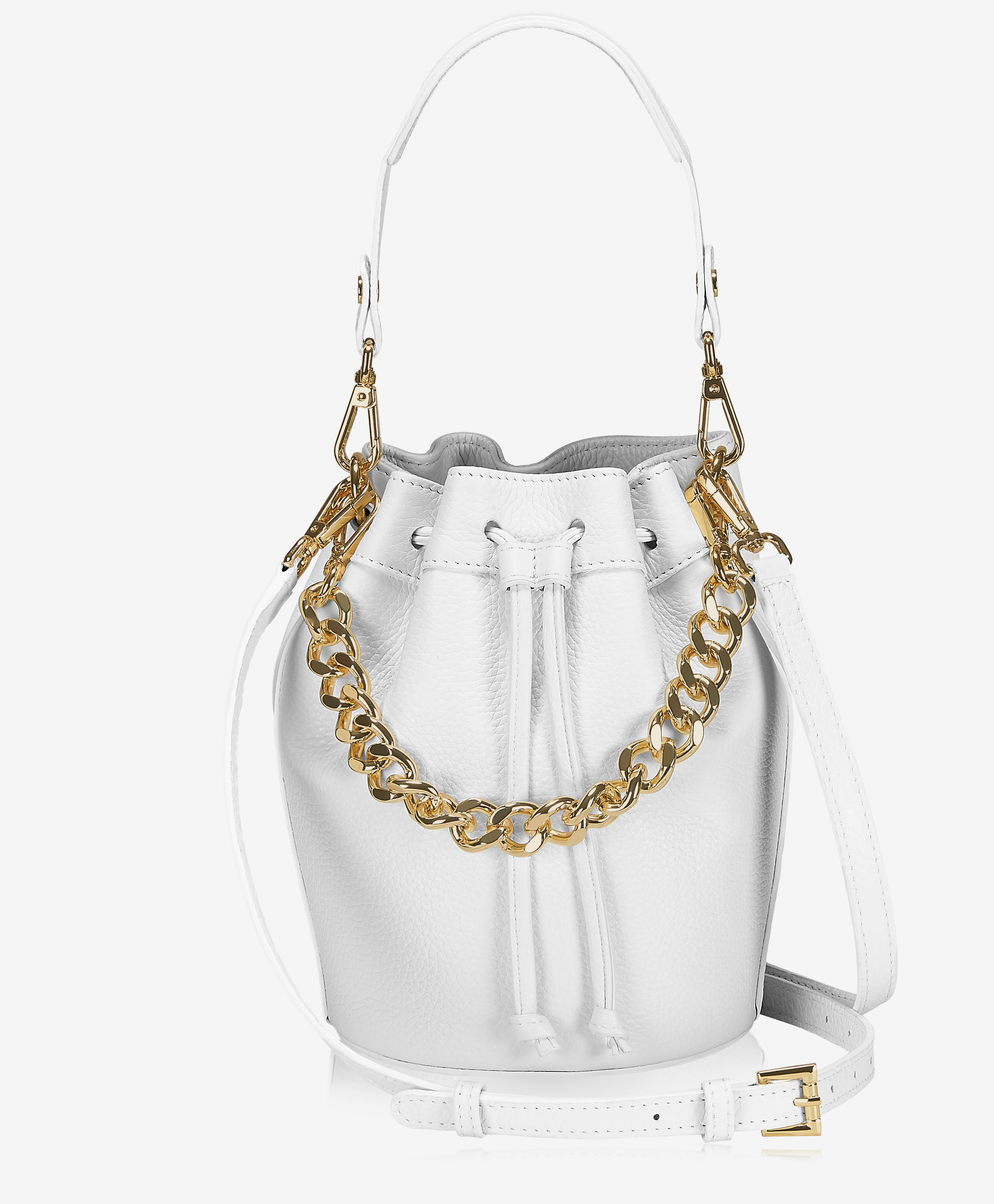 Just In! BERLYNEE deals Bucket Bag - WHITE