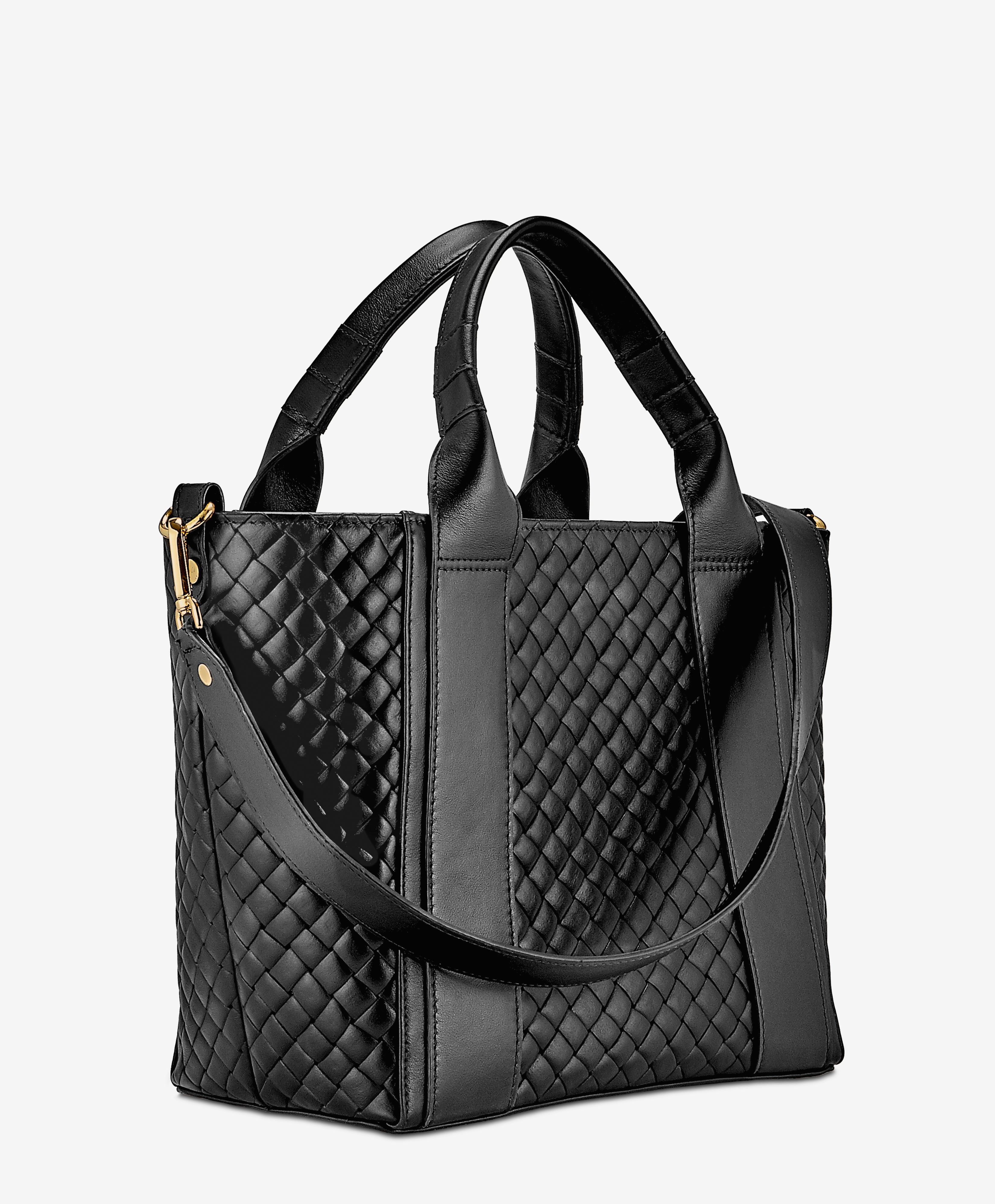 GiGi New York With Love From Kat Sag Harbor Leather Trimmed Canvas Tote,  $228, Saks Fifth Avenue