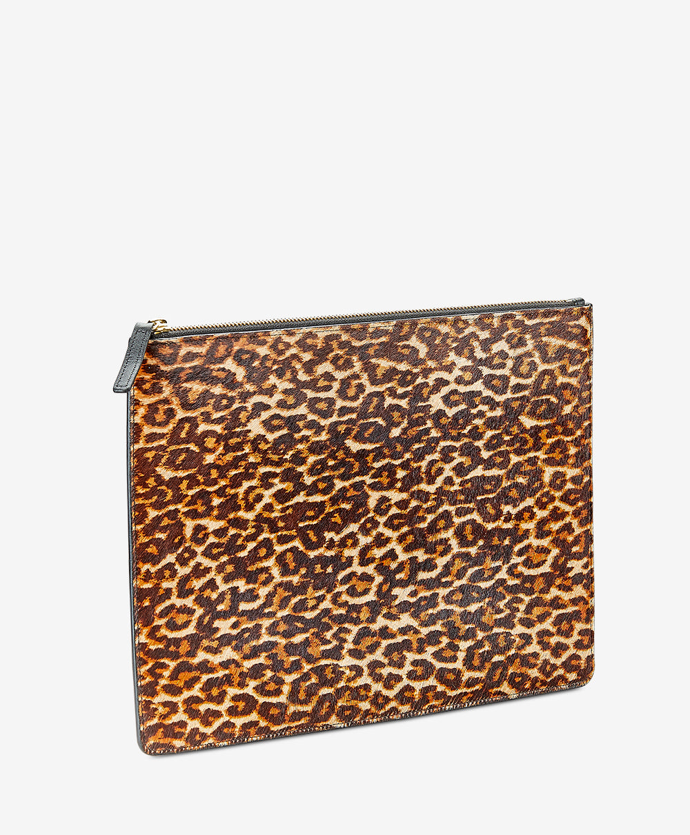 Leopard print online clutch