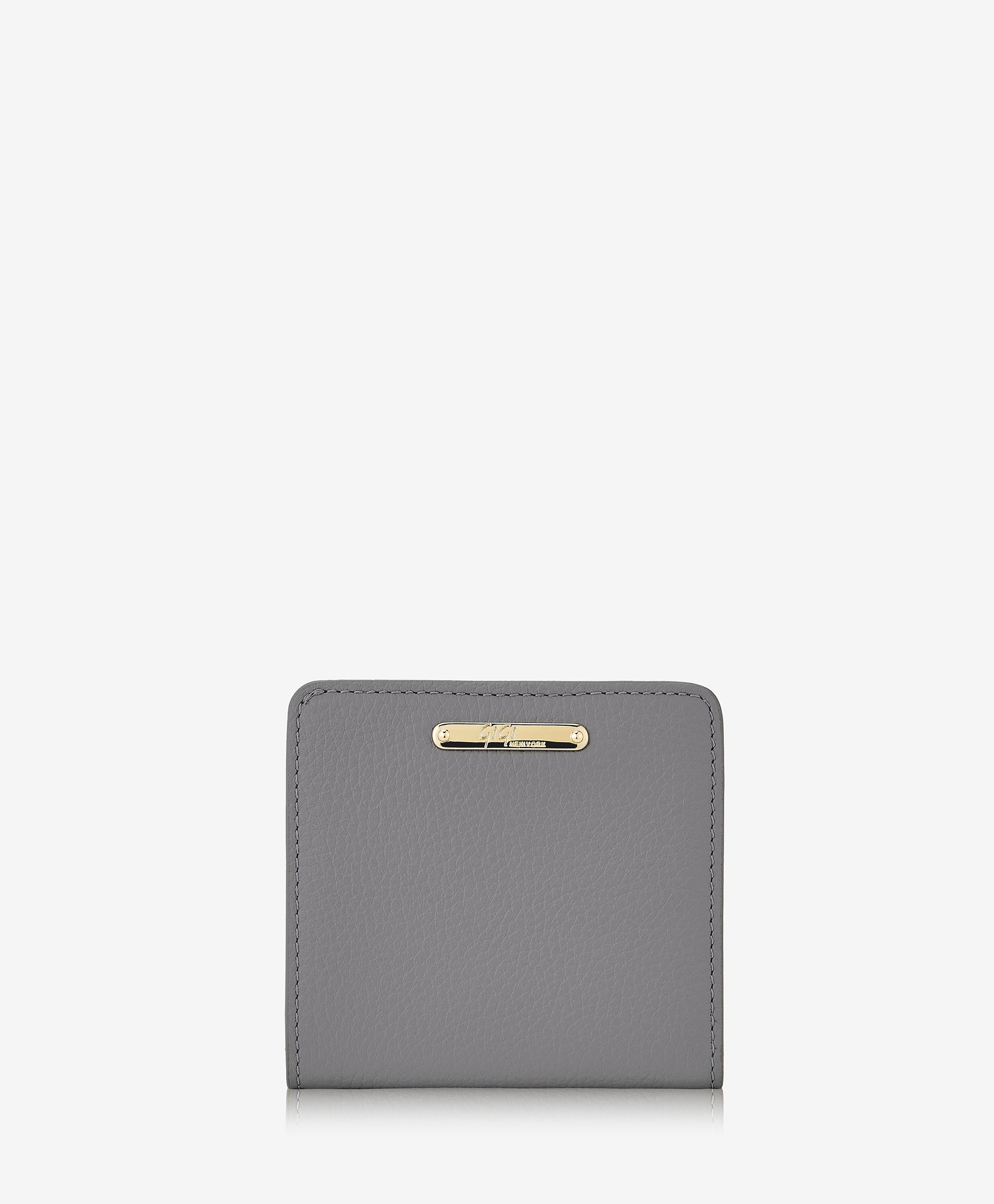 Mini Foldover Wallet | Slate Pebble Grain Leather