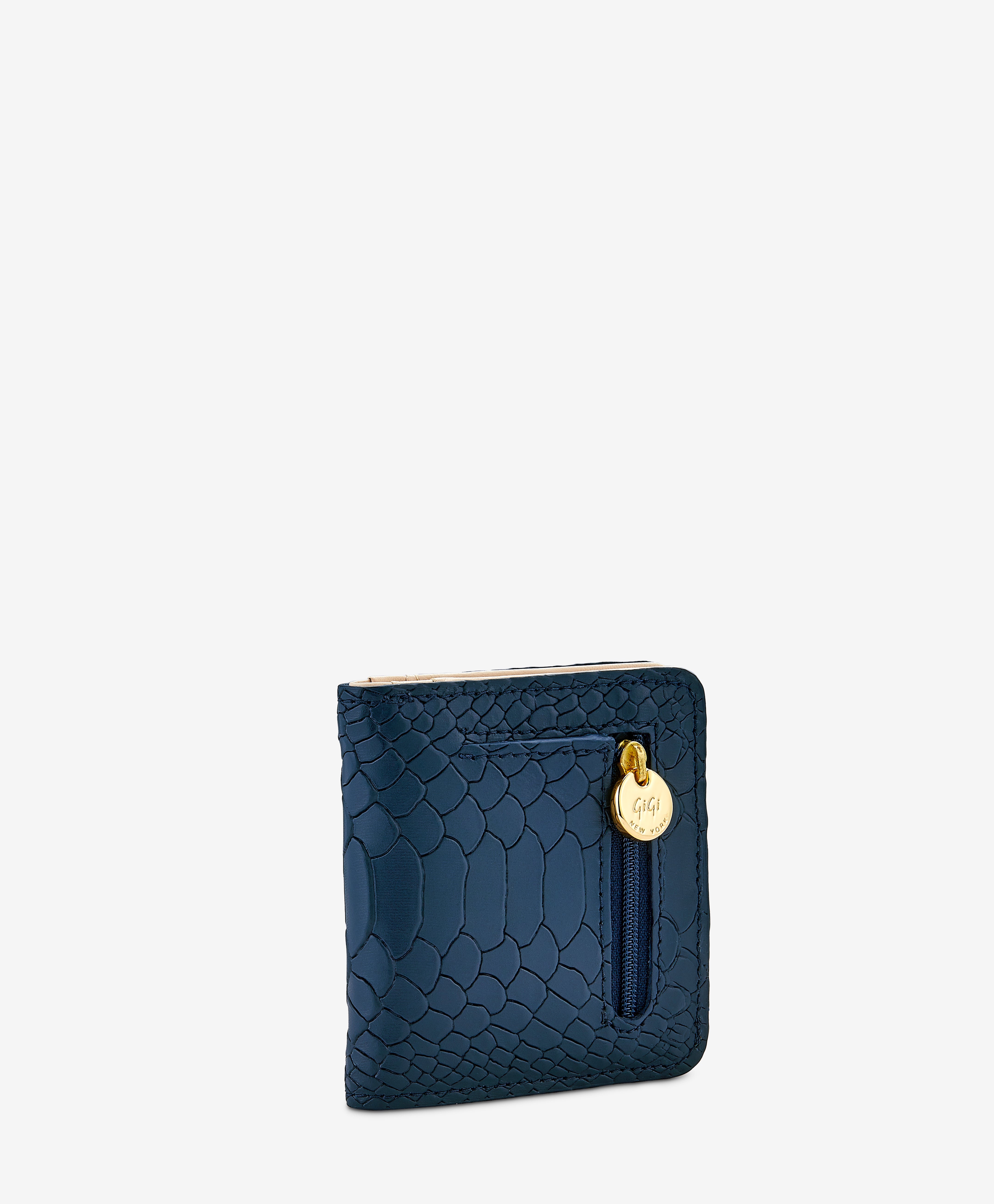 Gigi New store York Fold Over Clutch Navy Blue