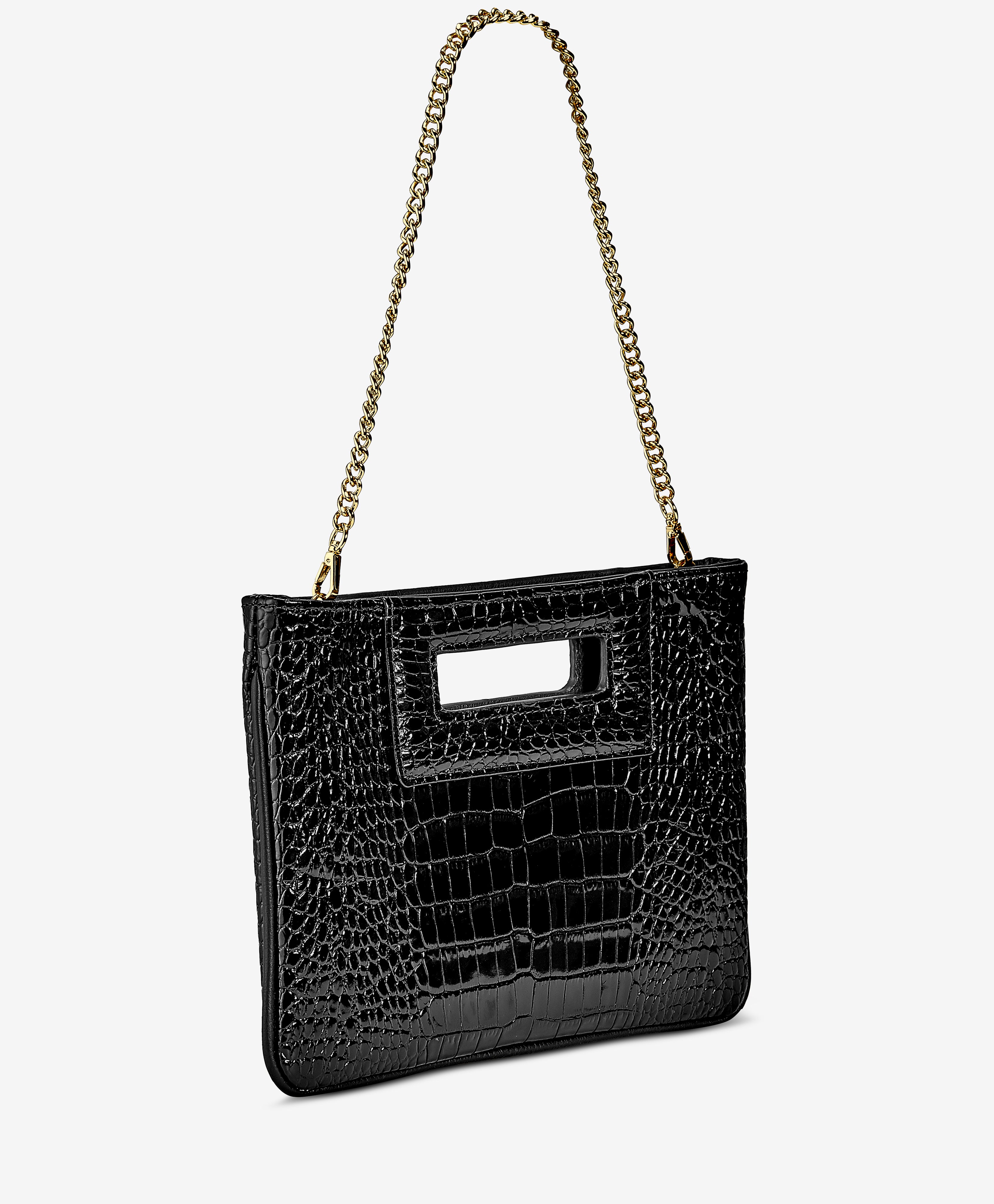 Berkley Python-Embossed deals Leather Clutch