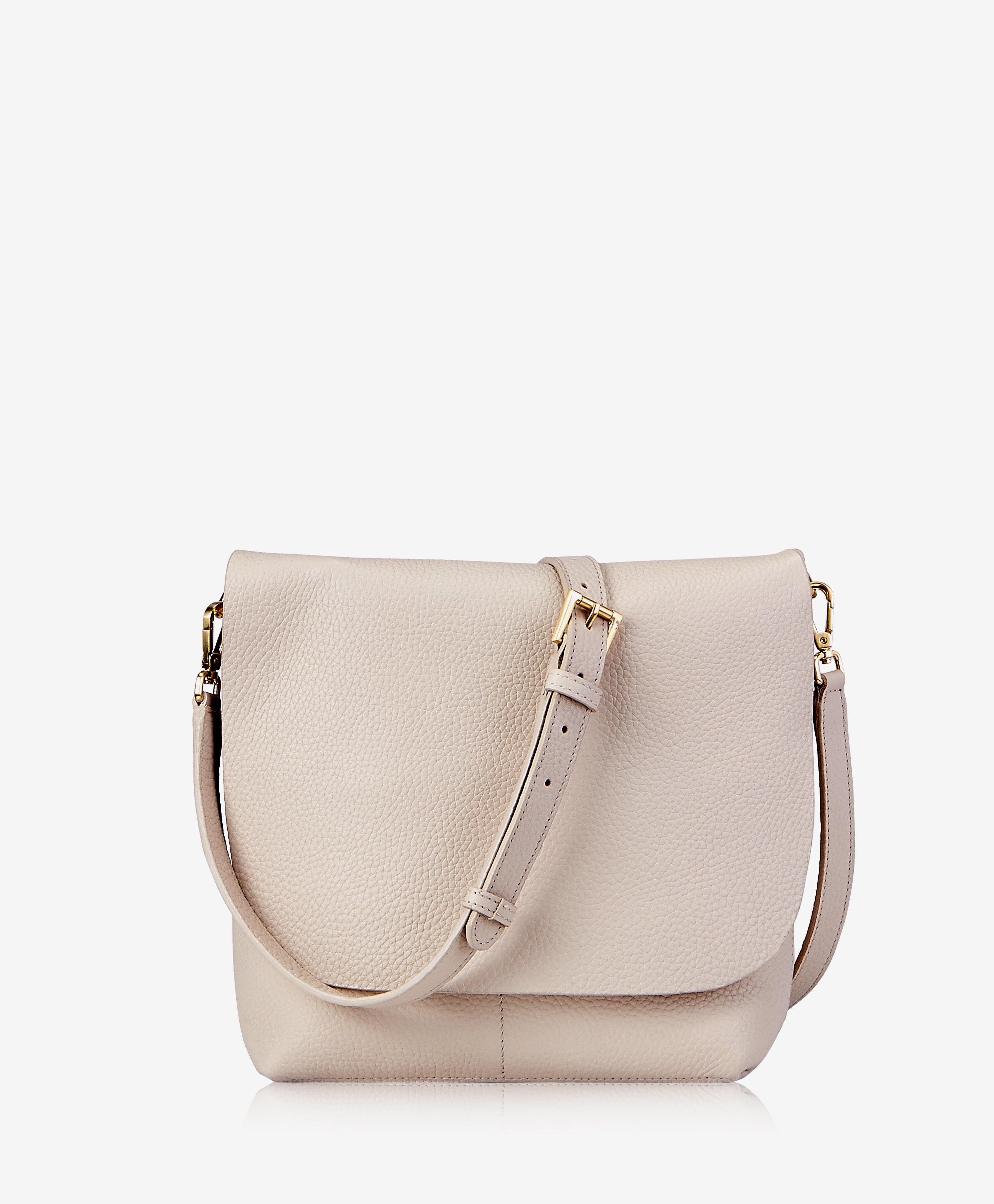 Andie Crossbody | Beechwood Pebble Grain Leather