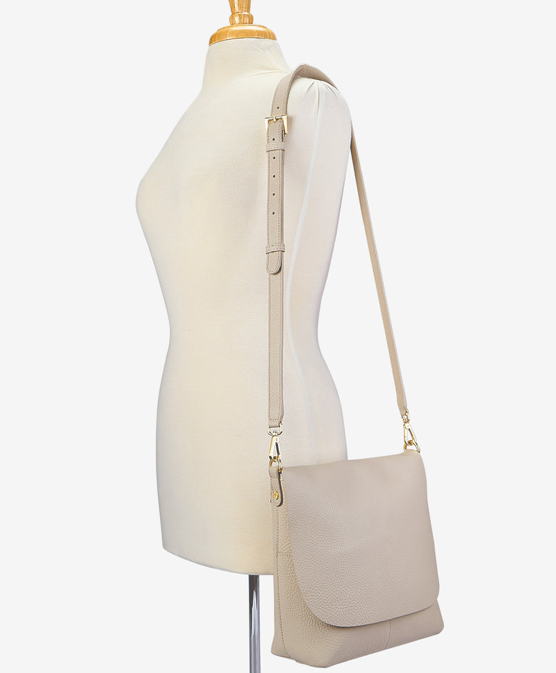 Gigi New York Andy Flap Leather Crossbody Bag