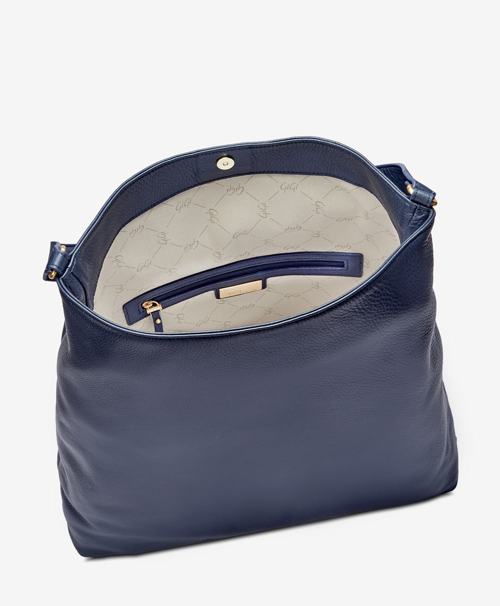 Navy hobo online bag