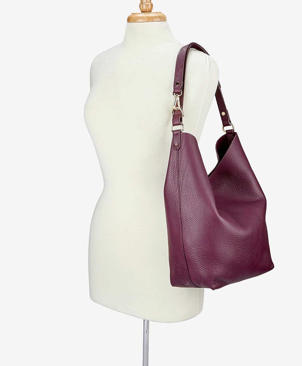 Pebble leather online hobo