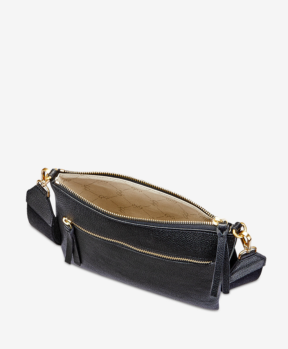 Small black messenger discount bag