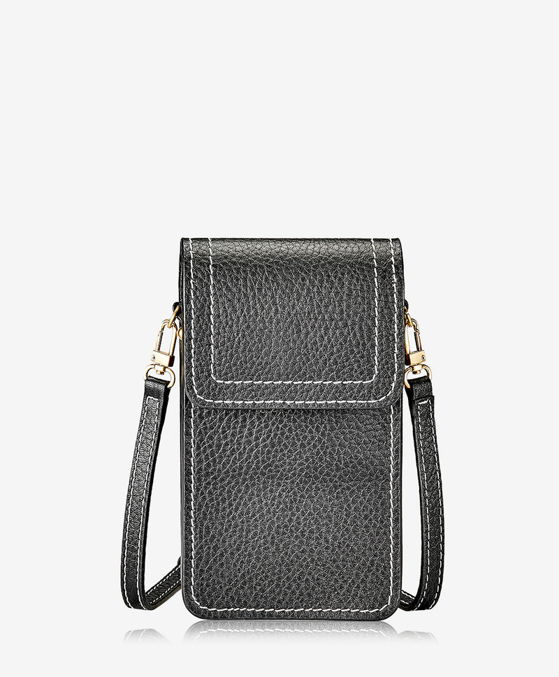 Italian Leather Phone Crossbody