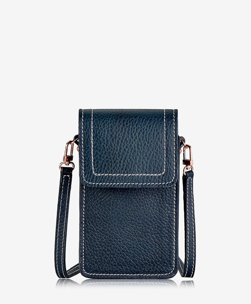 Italian Leather Phone Crossbody