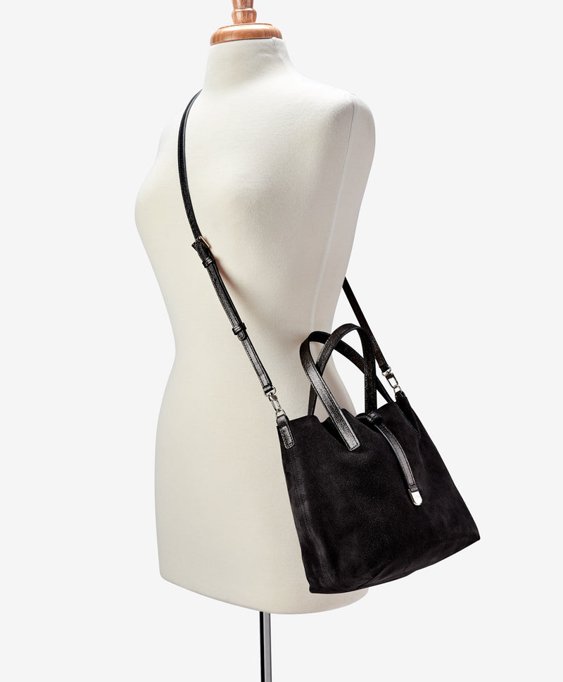 Gigi New York Luna Mini Reversible Tote Bag Black